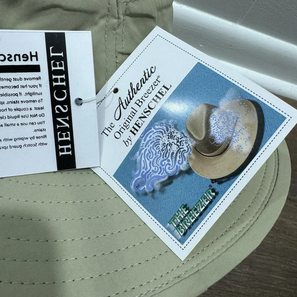 NWT Henschel Camper Travel Hat Boonie‎ Khaki Men's Sz L Breezer UPF 50